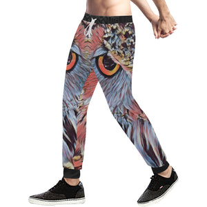 WISE OWL Men's All Over Print Sweatpants (Model L11)