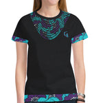 AFRIKA FLOWER New All Over Print T-shirt for Women