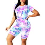 BANDANA COLORFULL Women's Short Yoga Set
