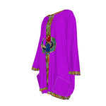 MEDJAY PURPLE Women's Loose Crew Neck shirt