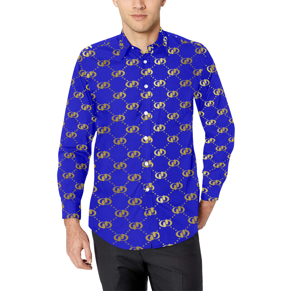 EXCELLENCE PRESTIGE Men's Casual Dress Shirt
