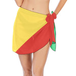 REP OF CONGO FLAG Beach Sarong Wrap