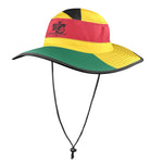 GHANA FLAG Wide Brim Bucket Hat