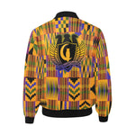 KENTE ATEF All Over Print Quilted Bomber Jacket for Men