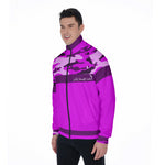 CAMOUFLAGE GRAPES Stand Collar Jacket