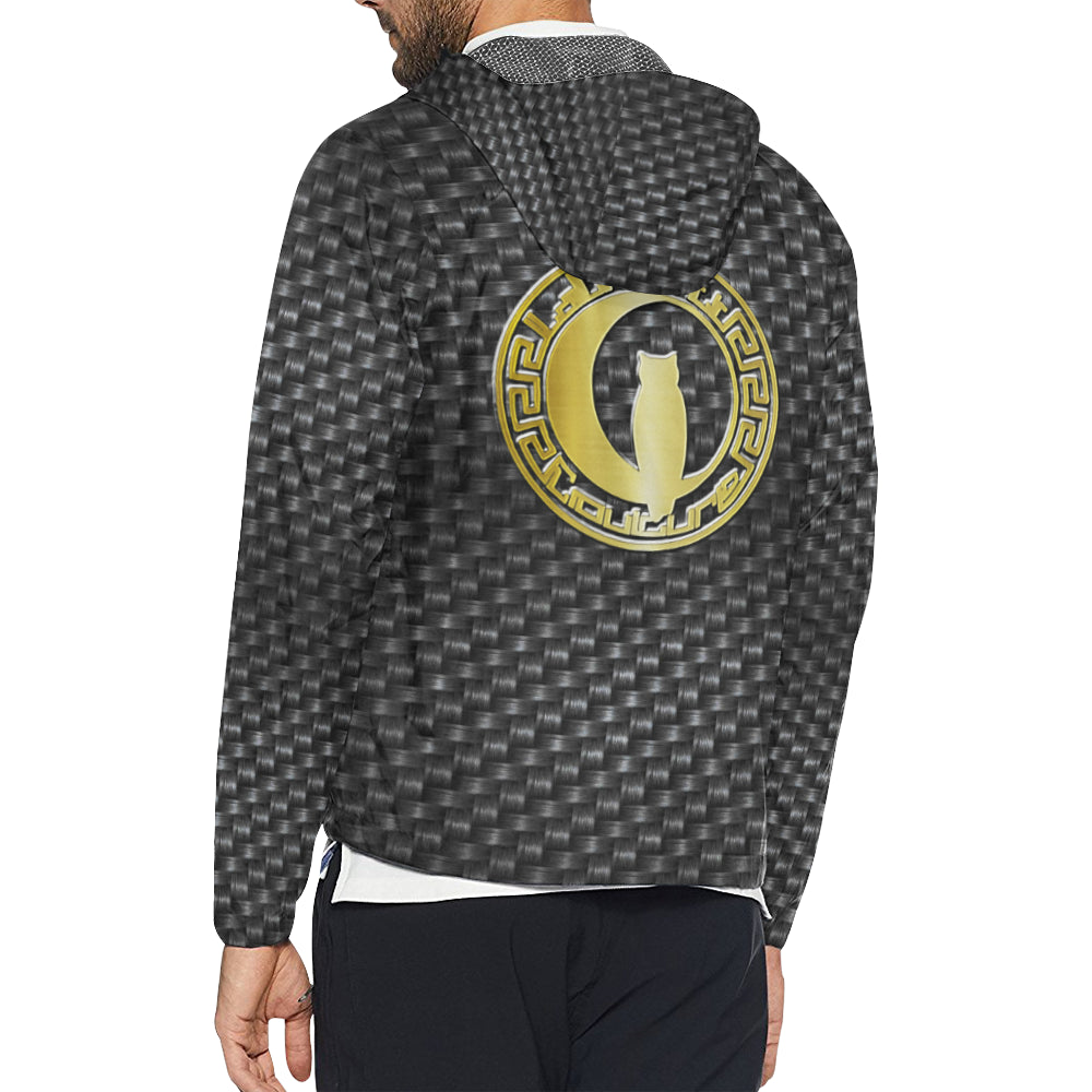 PAGNE BLACC All Over Print Windbreaker for Unisex