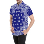 BANDANA Cs'UP Men's All Over Print Short Sleeve Shirt