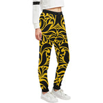 GORGIOUS LEAF YELLOW Women's All Over Print Sweatpants (Model L11)