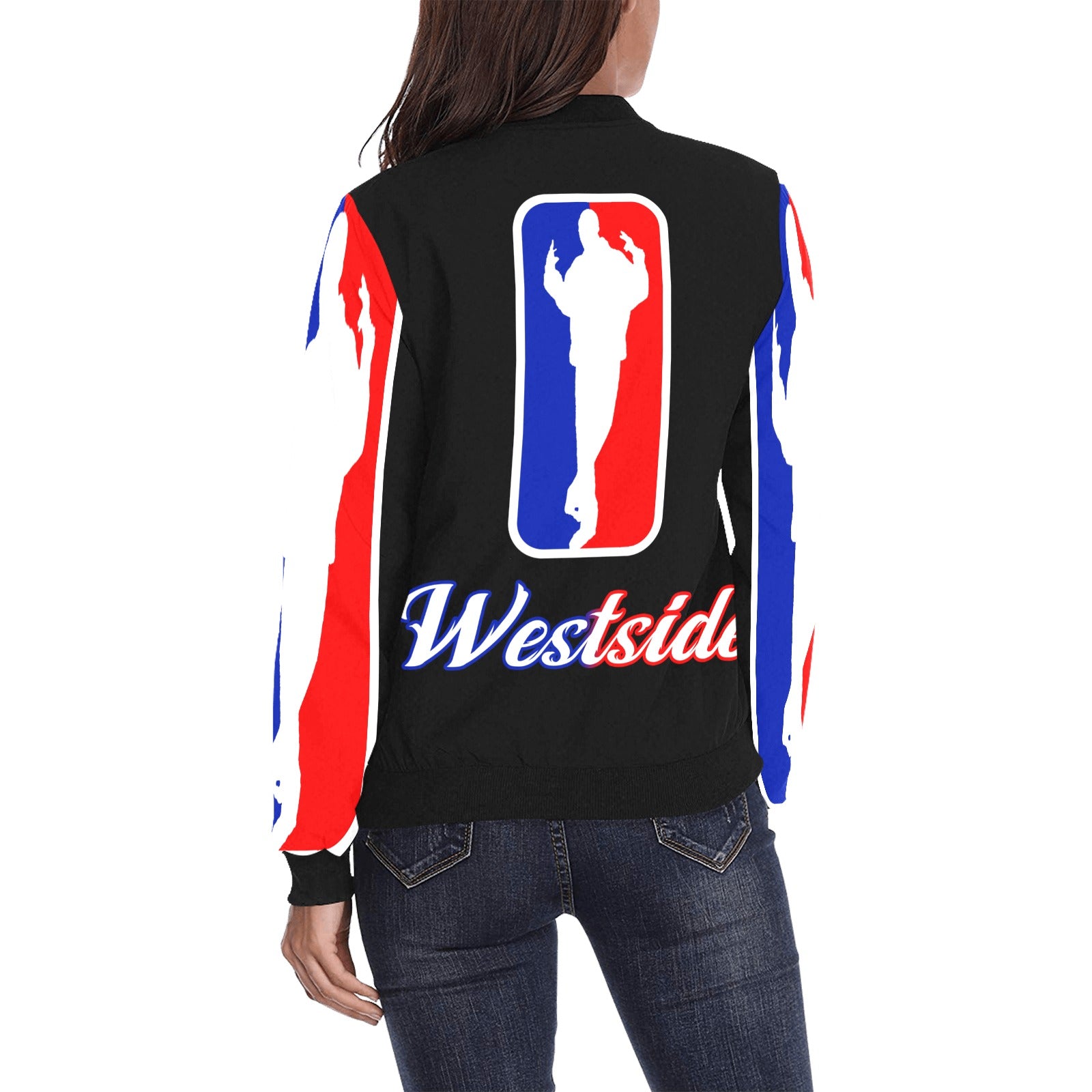 WESTSIDE  All Over Print Bomber Jacket for Women