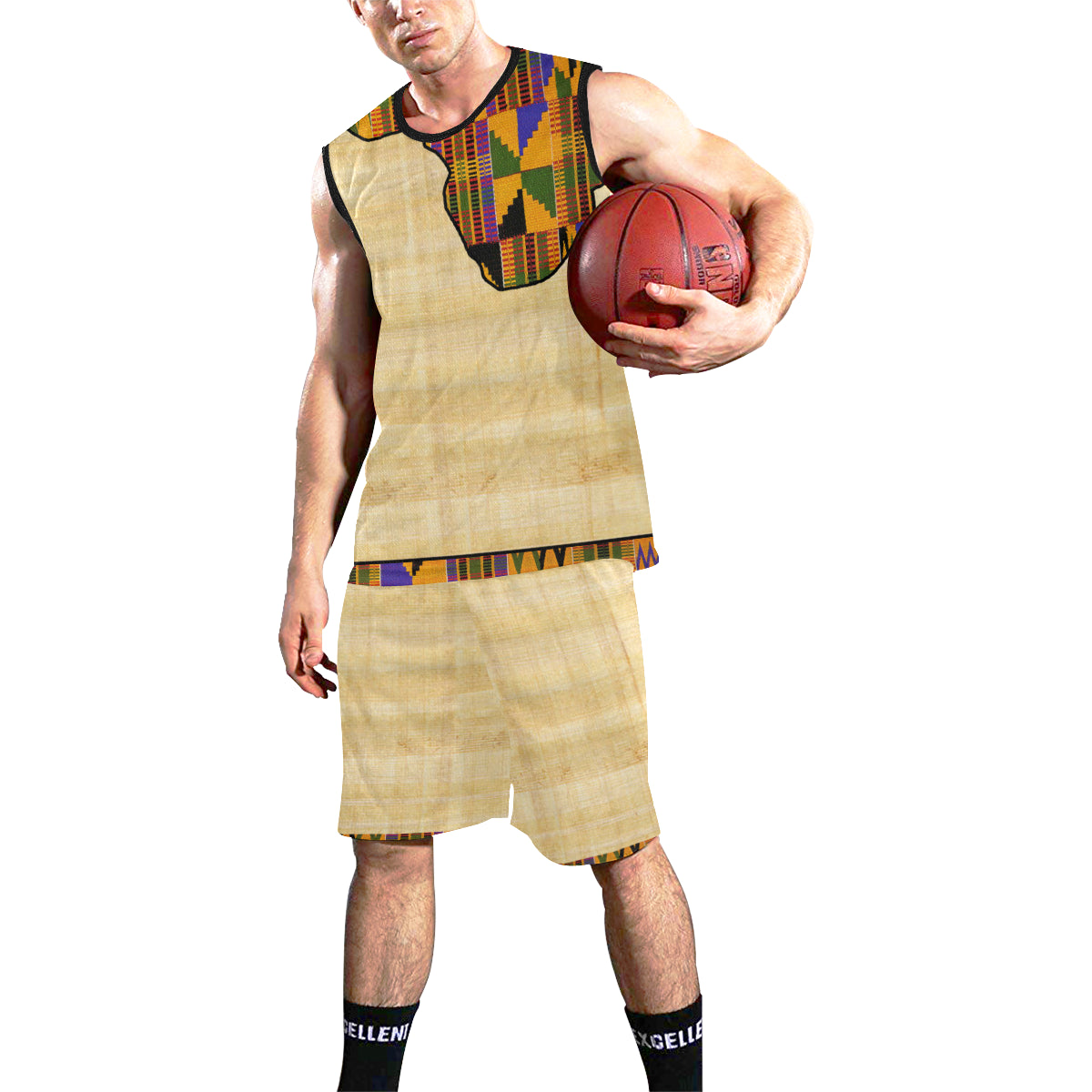 NILE VALLEY KENTE OG All Over Print Basketball Uniform