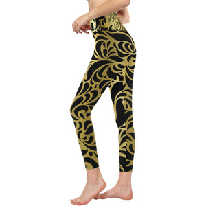 GORGEOUS GLDBLCC All Over Print High-Waisted Legging