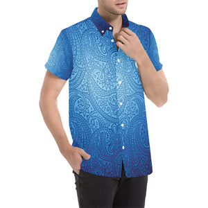 BANDANA LUXURY Cs'UP Men's All Over Print Short Sleeve Shirt