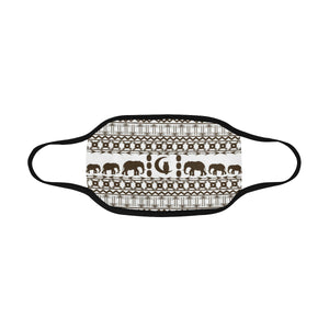 ELELPHANT ORNEMENT Mouth Mask in One Piece (2 Filters Included)