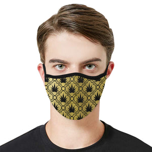 WEEDY GOLD Mouth Mask in One Piece (2 Filters Included)