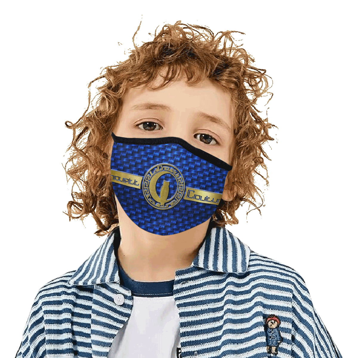 DELUXE BLU Mouth Mask in One Piece (2 Filters Included)