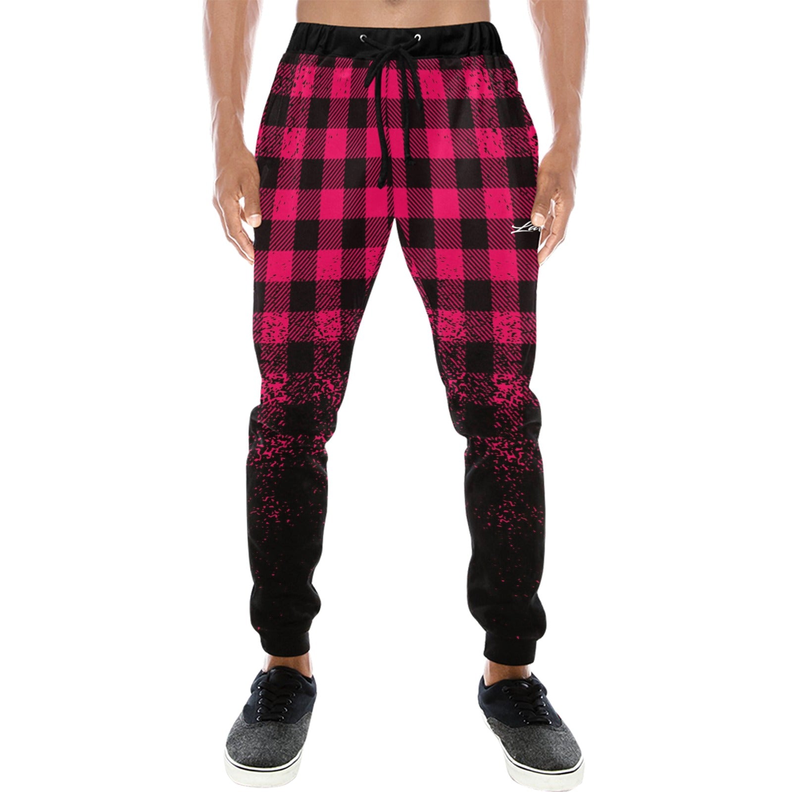 DUSTY PLAID Men's All Over Print Sweatpants