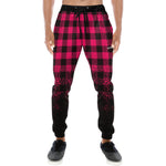 DUSTY PLAID Men's All Over Print Sweatpants