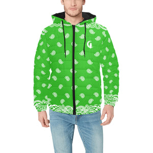 BANDANA FULLY Men's Padded Hooded Jacket