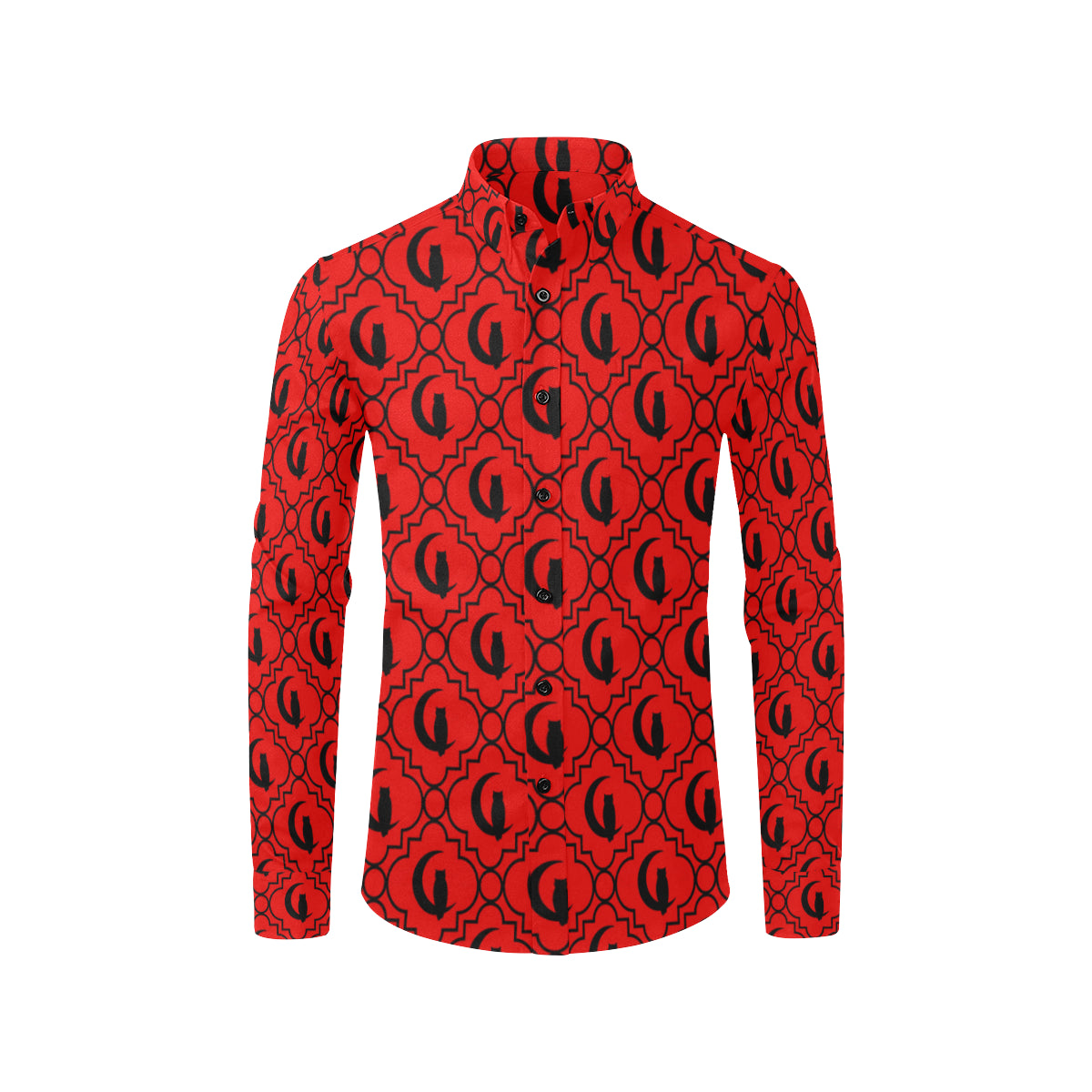 ELEGANCE RBLCC Men's All Over Print Casual Dress Shirt (Model T61)