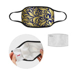 GORGIOUS BLUE LEAF Mouth Mask in One Piece (2 Filters Included)