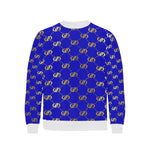 EXCELLENCE BLSKYGLD Men's Rib Cuff Crew Neck Sweatshirt