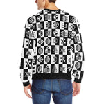 ADINKRA Men's Rib Cuff Crew Neck Sweatshirt