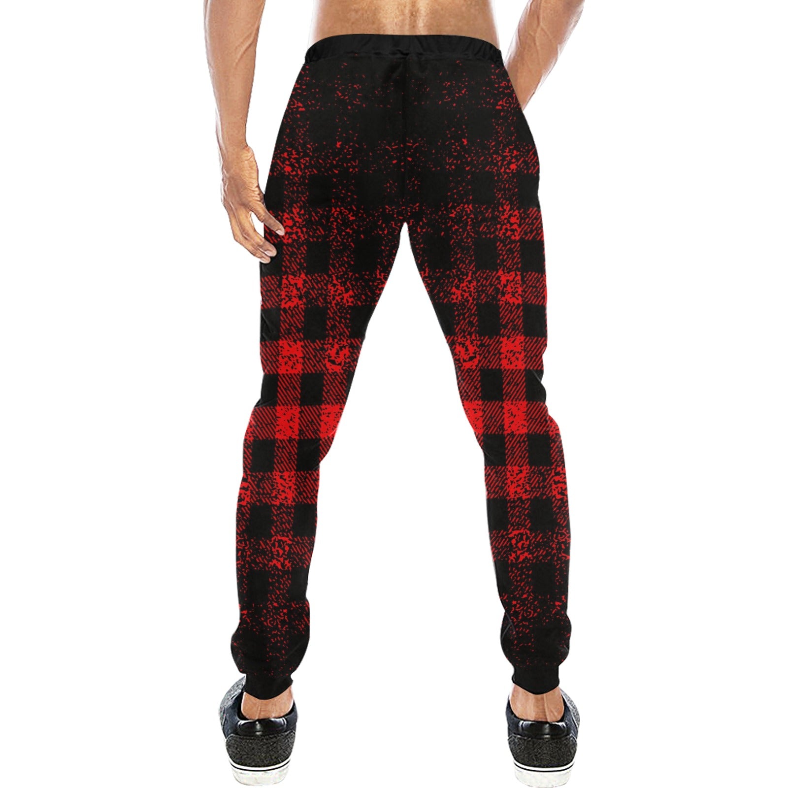 DUSTY PLAID Men's All Over Print Sweatpants