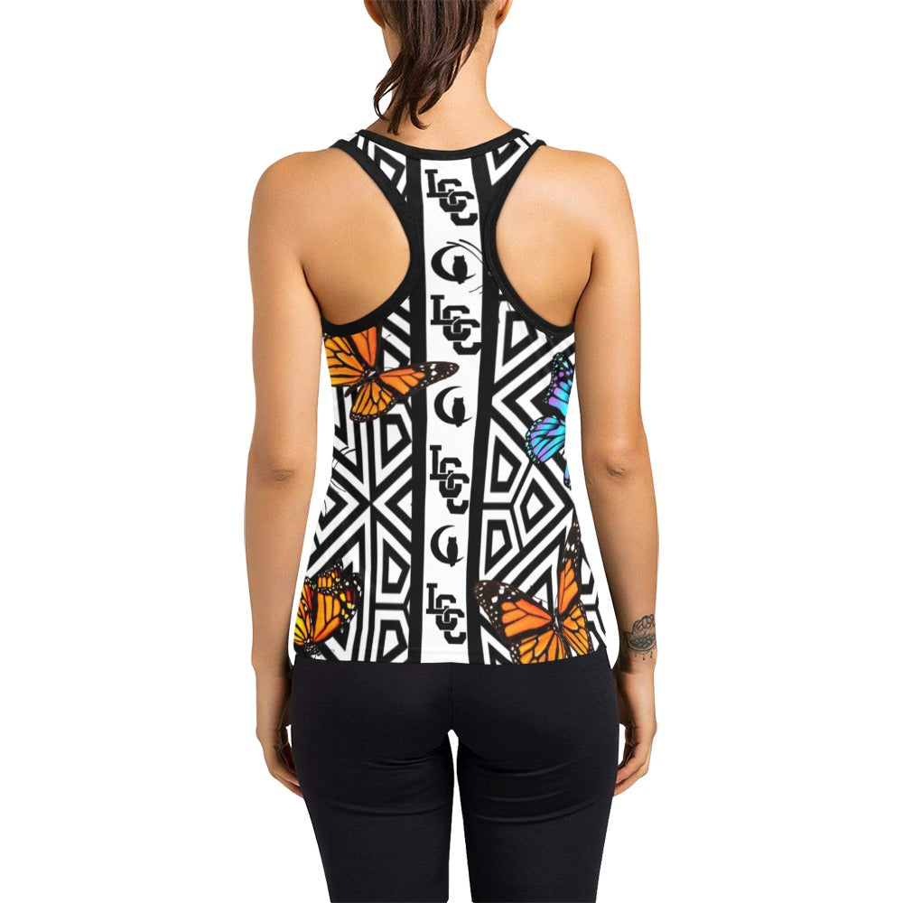 BUTTERFLY LCC Women's Racerback Tank Top