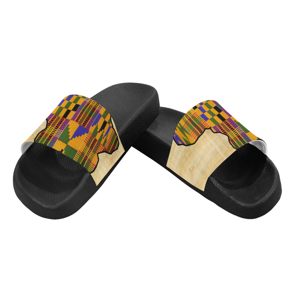 NILE VALLEY KENTE OG Men's Slide Sandals