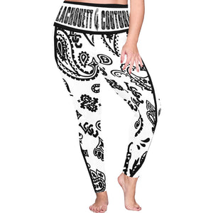 BANDANA PAISLEY Plus Size High Waist Leggings