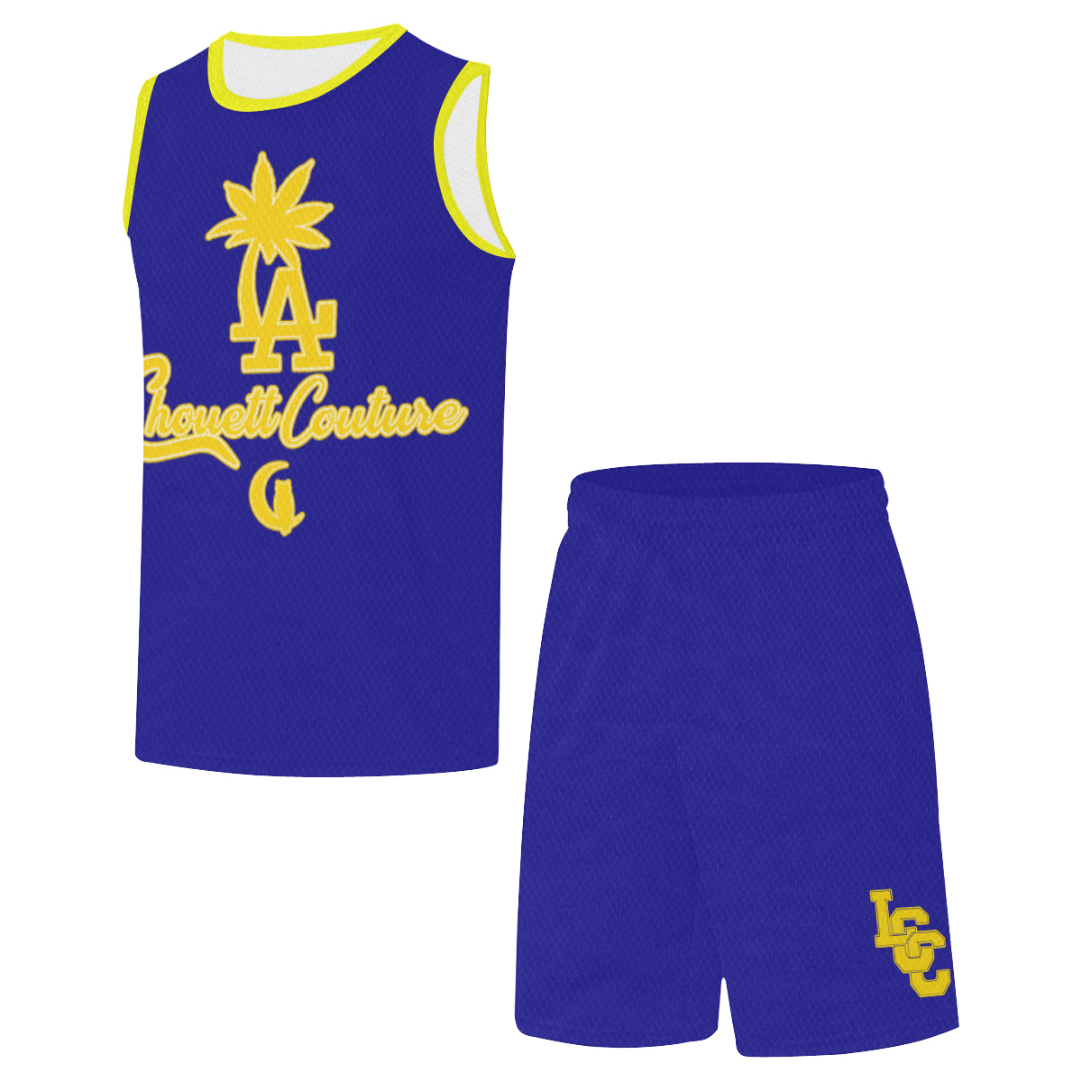 LACHOUETTFORNIA BLU All Over Print Basketball Uniform