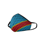 CONGO FLAG Mouth Mask in One Piece (2 Filters Included)