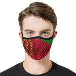 ERITREA FLAG Mouth Mask in One Piece (2 Filters Included)