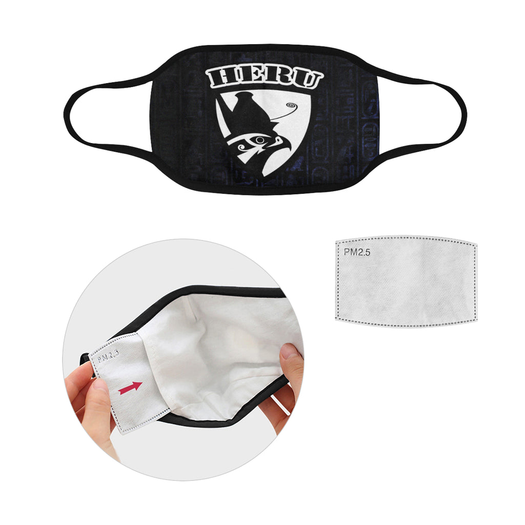 HERU Mouth Mask in One Piece (2 Filters Included)