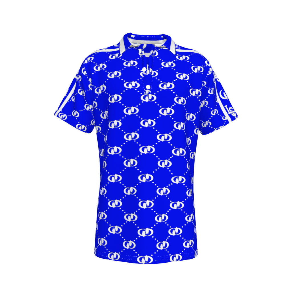 EXCELLENCE BLUE Men's Polo Shirt