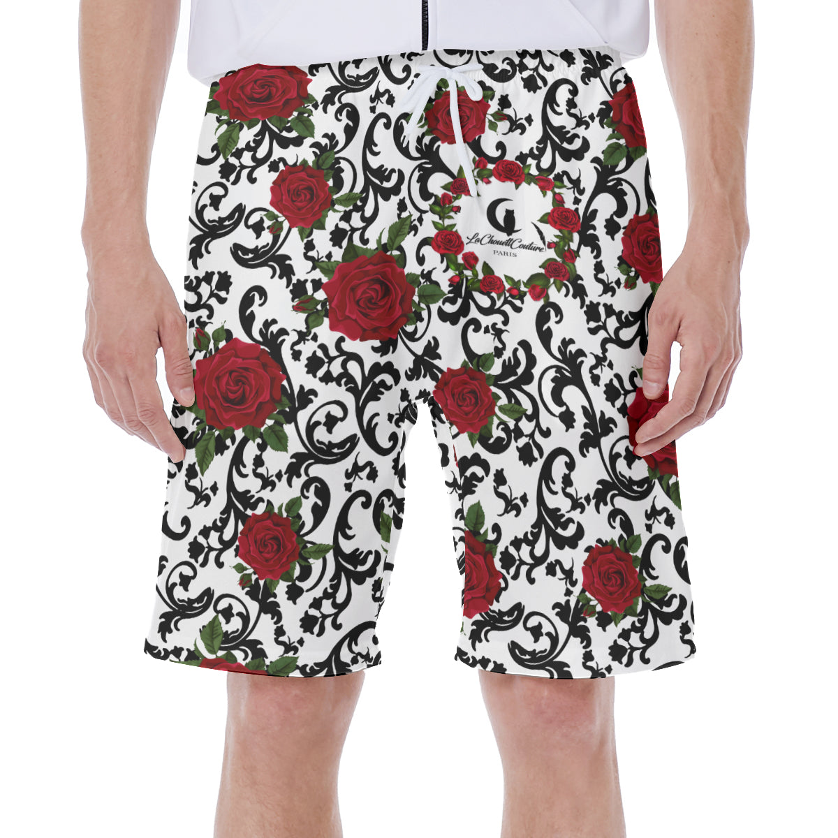 RED ROSES Beach Pants