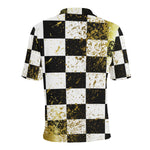 CHEST IN GOLD Men's All Over Print Polo Shirt
