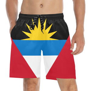 DIASPORA ENG/DUTCH Men's Mid-Length Beach Shorts