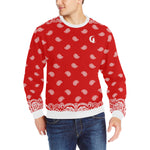 BANDANA FULLY Men's Rib Cuff Crew Neck Sweatshirt