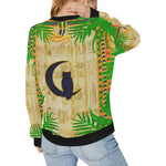 LCC NILE VALEY Women's Rib Cuff Crew Neck Sweatshirt (Model H34)