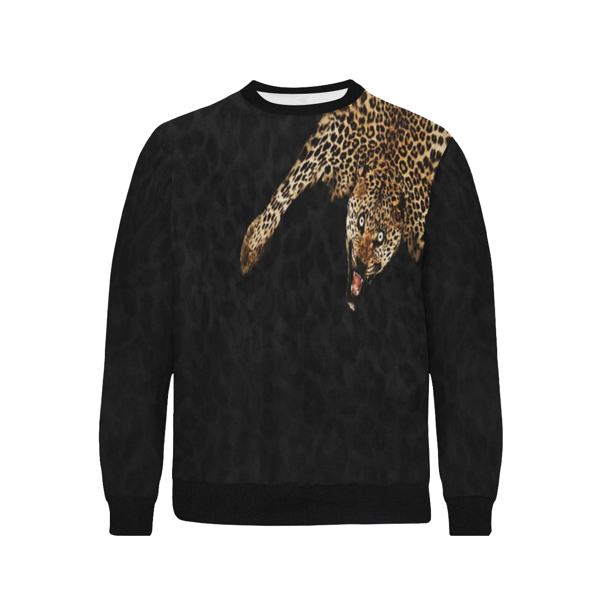 OLD KMT PRIEST Men's Rib Cuff Crew Neck Sweatshirt