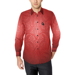 LUXURY GANG Bs'UP Men's All Over Print Casual Dress Shirt (Model T61)