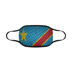 CONGO FLAG Mouth Mask in One Piece (2 Filters Included)