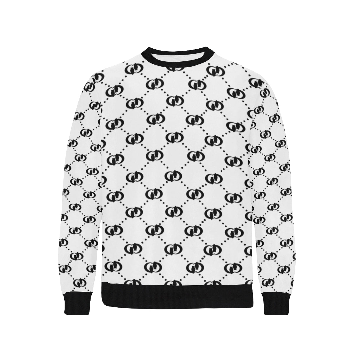EXCELLENCE Men's Rib Cuff Crew Neck Sweatshirt