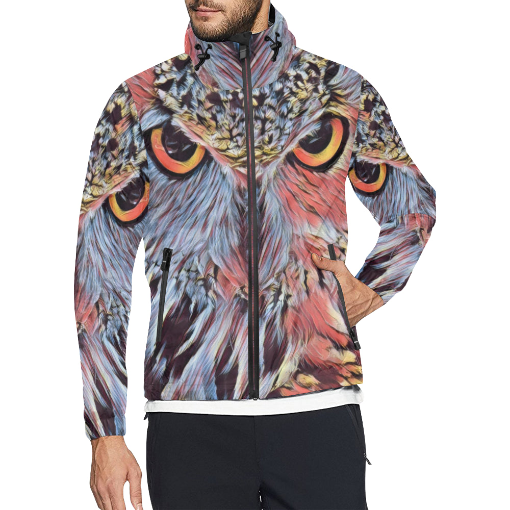 THE OWL Unisex All Over Print Windbreaker