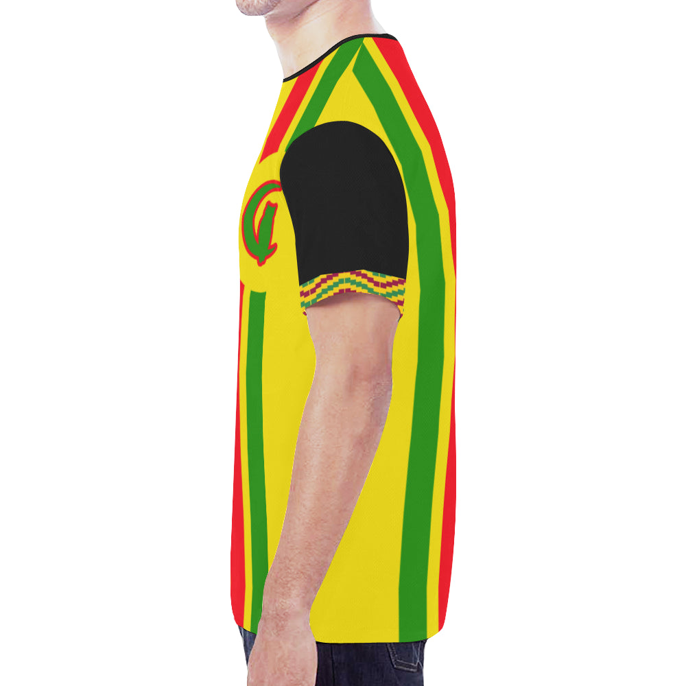 RASTA STYLE New All Over Print T-shirt for Men (Model T45)