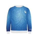 LUXURY GANG Cs' UP Men's Rib Cuff Crew Neck Sweatshirt
