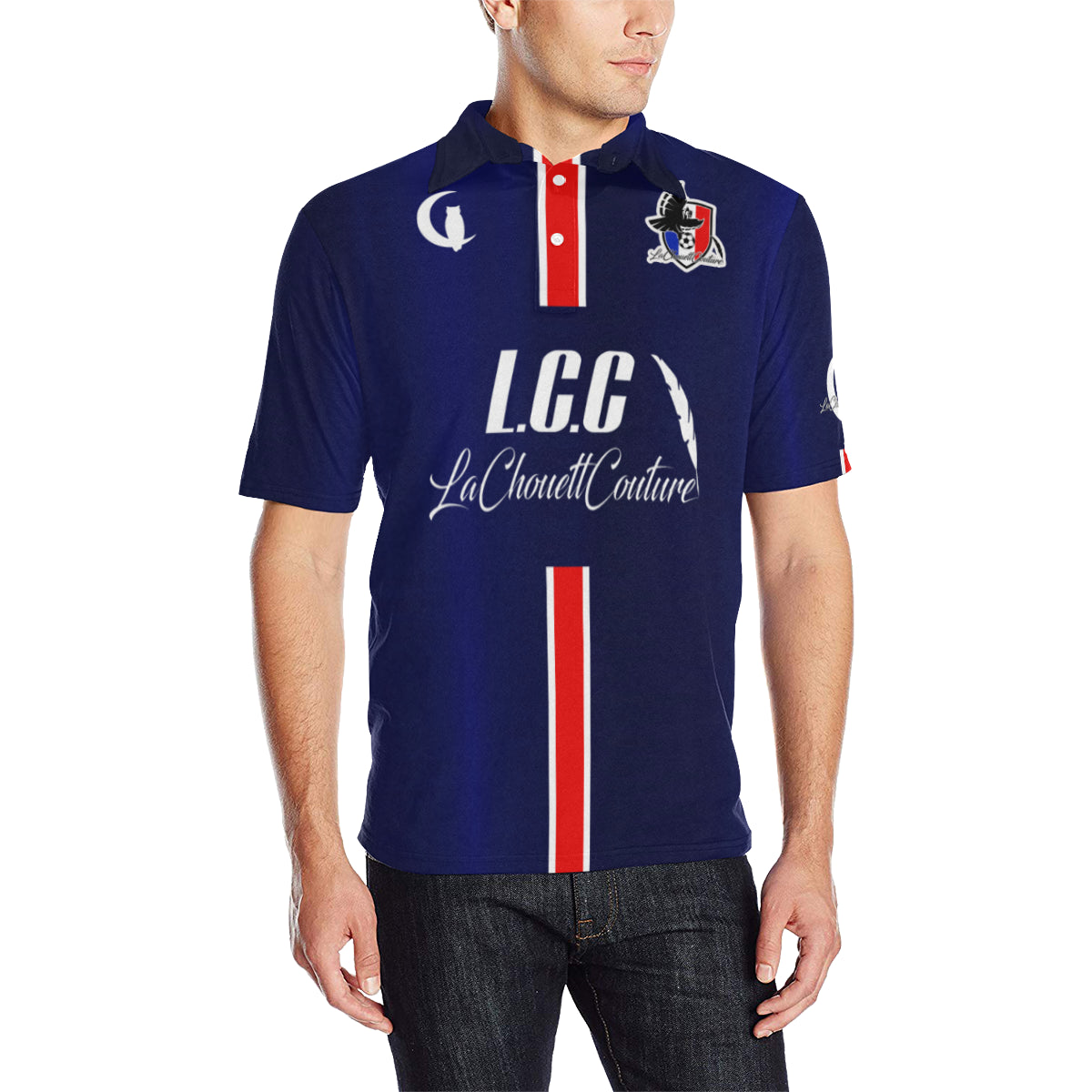 FC PANAME Men's All Over Print Polo Shirt