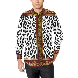 V.I.P Men's All Over Print Casual Dress Shirt