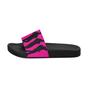 C-WALK PINK Women's Slide Sandals (Model 057)